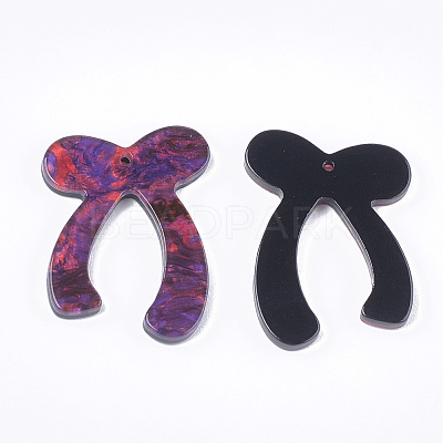 Cellulose Acetate(Resin) Pendants X-KY-T008-12A-1