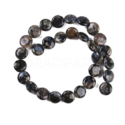 Natural Glaucophane Beads Strands G-C141-E01-03-1