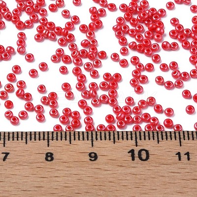 11/0 Czech Opaque Glass Seed Beads SEED-N004-003B-22-1