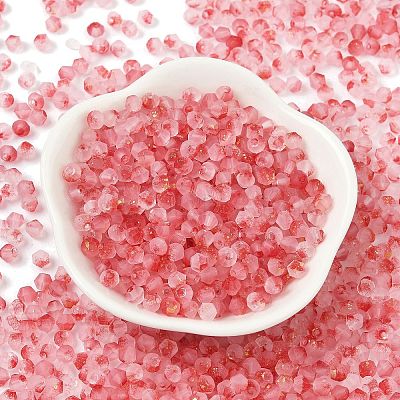 Frosted Glass Beads FGLA-D300-01C-1