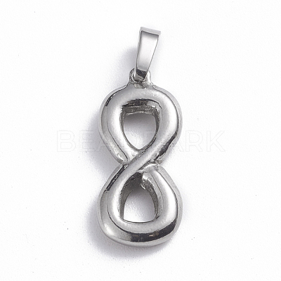 Tarnish Resistant 201 Stainless Steel Pendants STAS-O113-02C-1