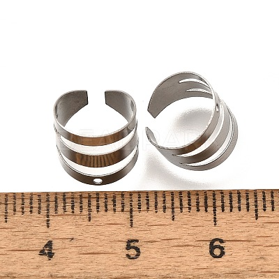 Anti-Tarnish 304 Stainless Steel Ear Cuff Findings STAS-F311-16P-1
