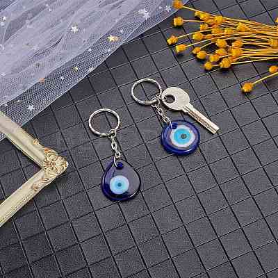DIY Evil Eye Jewelry Making Finding Kits DIY-SZ0008-07-1