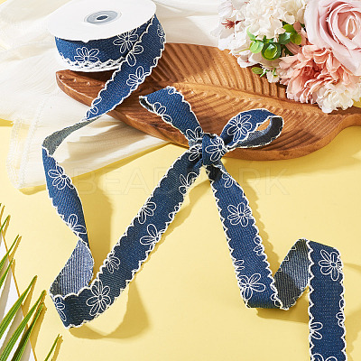 Polyester Denim Ribbons OCOR-TAC0003-18C-1