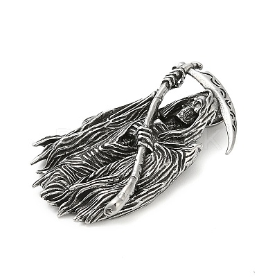Halloween 316 Surgical Stainless Steel Pendants STAS-A123-01B-AS-1