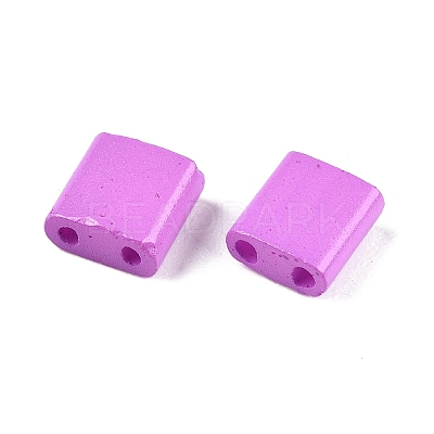 2-Hole Baking Paint Glass Seed Beads SEED-S023-17C-15-1
