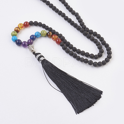 Chakra Jewelry NJEW-JN02128-01-1