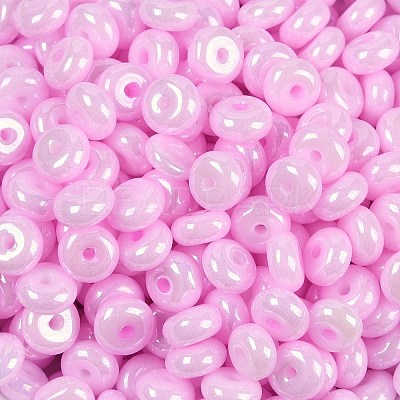 Opaque Colours Luster Glass Seed Beads X1-SEED-P008-01C-12-1