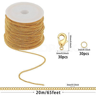 DIY Chain Bracelet Necklace Making Kit DIY-CA0006-08-1