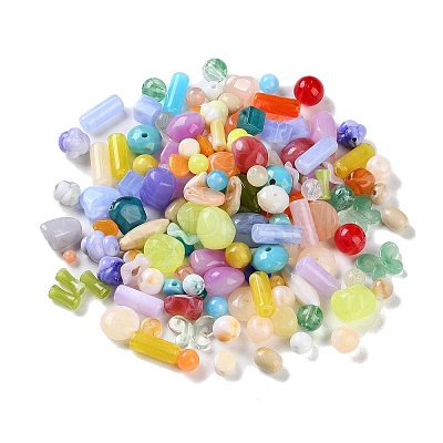 Opaque Acrylic Beads MACR-L005-01-1