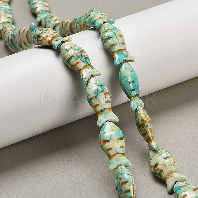 Synthetic Turquoise Beads Strands TURQ-F019-01I-1