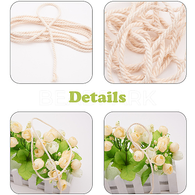 Round Cotton Twist Threads Cords OCOR-L006-D-15-1