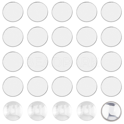 DIY Blank Dome Brooch Making Kit STAS-DC0015-37-1