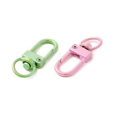 Spray Painted Alloy Swivel Clasps X-PALLOY-H131-11-1