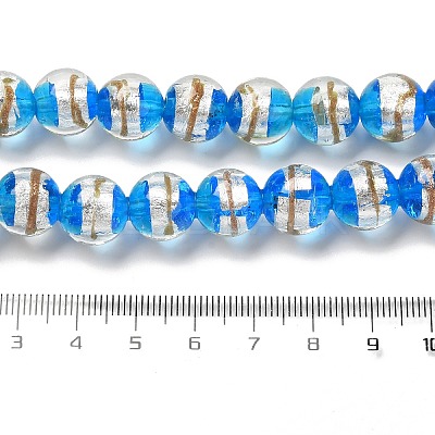 Lampwork Beads Strands LAMP-E036-07D-1