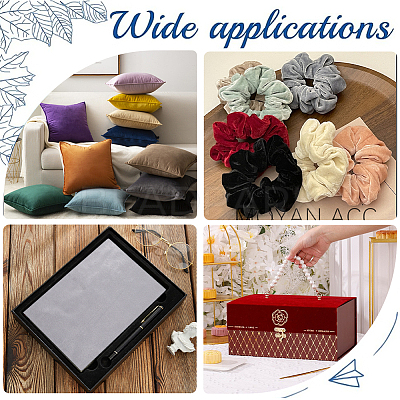 2M Velvet Book Covers DIY-WH0491-88A-01-1