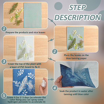 44Pcs 4 Styles Rectangle Flower Packaging Paper AJEW-BC0008-06-1