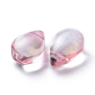 Transparent Glass Charms GGLA-M004-05B-05-1