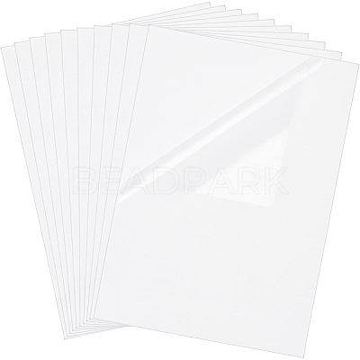 Plastic Copier Transparency Film DIY-WH0325-20-1