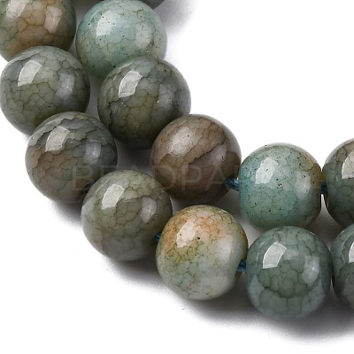 Ombre Effect Dyed Glass Beads Strands GLAA-T031-01O-13-1