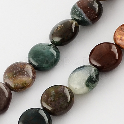 Natural Indian Agate Stone Beads Strands G-S110-14mm-01-1