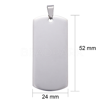 Tarnish Resistant 304 Stainless Steel Big Pendants LS-STAS-I140-19B-S-1