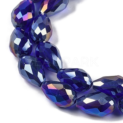 Transparent Electroplate Glass Beads Strands LS-EGLA-N013-T4mm-B07-1