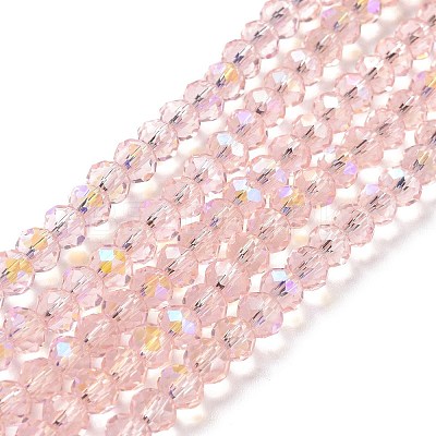 Electroplate Glass Beads Strands EGLA-A034-T2mm-L18-1