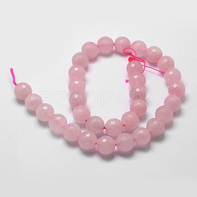 Natural Rose Quartz Beads Strands X-G-D840-20-8mm-1