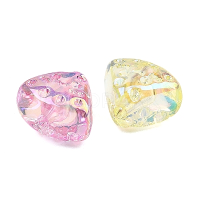 UV Plating Transparent Acrylic Beads MACR-K361-42-1