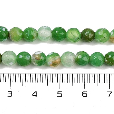 Natural Fire Crackle Agate Beads Strands G-C082-A01-51-1