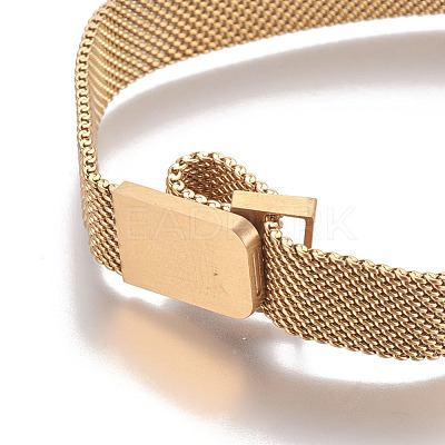 Iron Mesh Chain Bracelet Making MAK-E667-01G-1