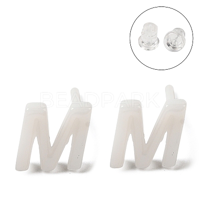 Hypoallergenic Bioceramics Zirconia Ceramic Stud Earrings EJEW-F340-04M-1