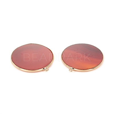 Natural Carnelian/Red Agate Pendants G-E526-10H-1