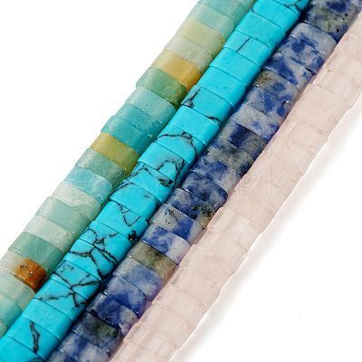 Natural Blue Spot Jasper Multi Strand Links G-TAC0005-04A-1