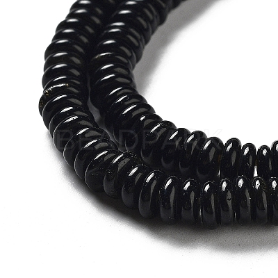 Natural Obsidian Beads Strands G-G084-A04-01-1-1