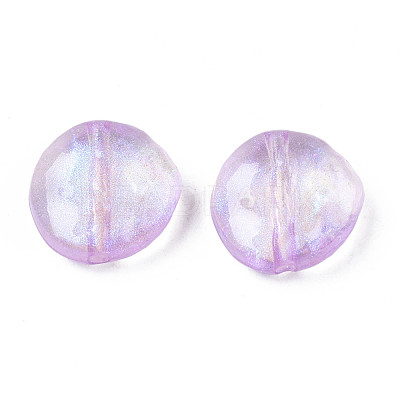 Transparent Acrylic Beads X-OACR-S028-143-1