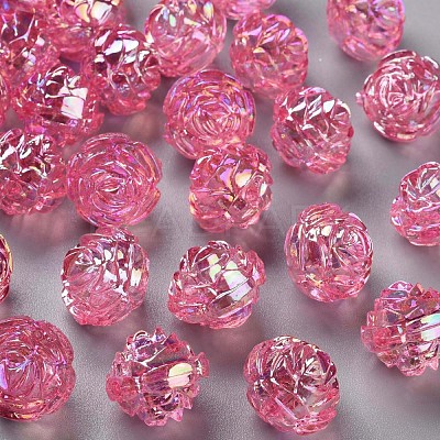 Transparent Acrylic Beads TACR-S154-31C-705-1
