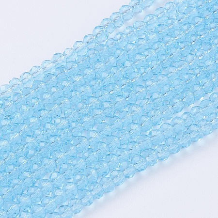 Glass Beads Strands GLAA-G045-B07-1