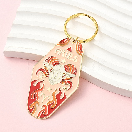 Alloy Enamel Keychains KEYC-YW00224-07-1