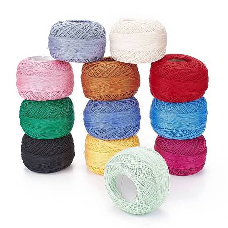 21S/2 8# Cotton Crochet Threads YCOR-A001-01-1