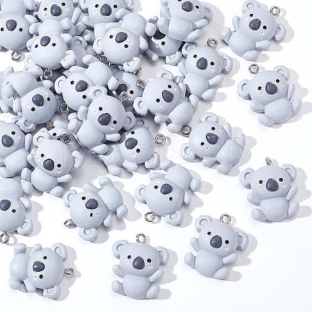 30Pcs Resin Pendants RESI-WR0001-16-1