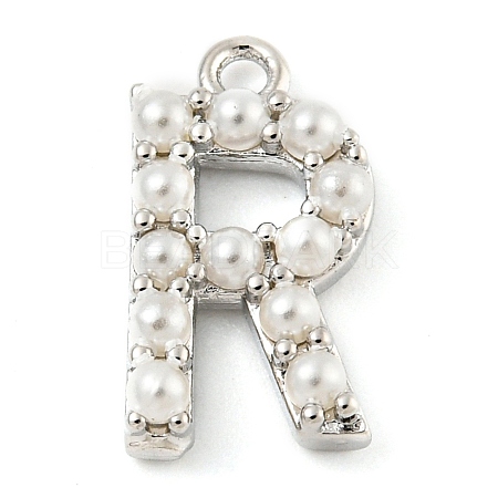 Plastic Imitation Pearl Pendants KK-P230-17P-R-1