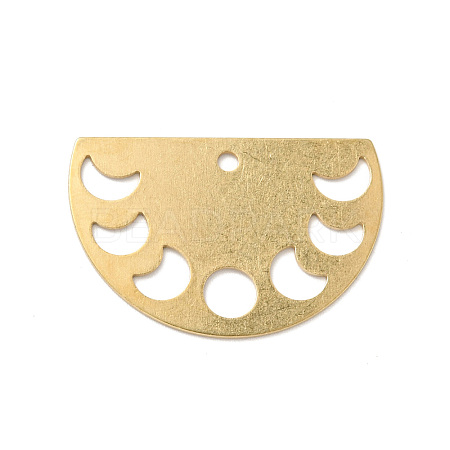 Brass Pendants KK-G423-11G-1