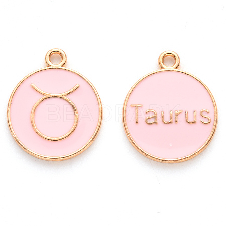 Alloy Enamel Pendants ENAM-S124-01A-09C-1