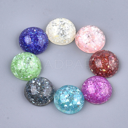 Resin Cabochons CRES-S363-02G-M-1