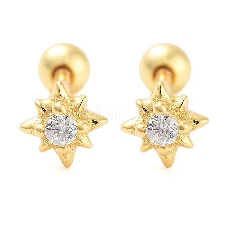 925 Sterling Silver Micro Pave Cubic Zirconia Cartilage Earrings for Women EJEW-F342-06G-1