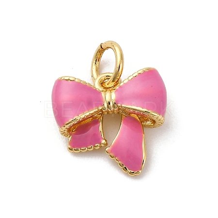 Brass Enamel Charms KK-Q098-27G-C-1