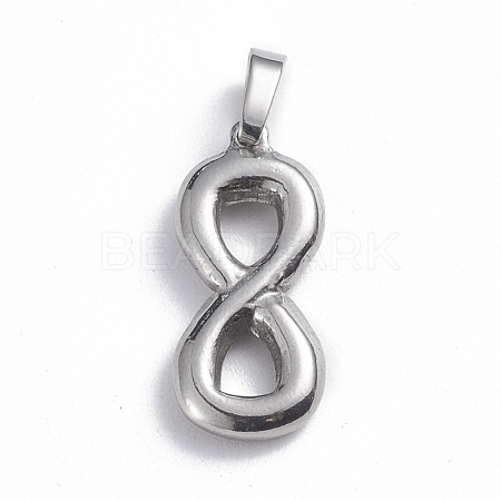 Tarnish Resistant 201 Stainless Steel Pendants STAS-O113-02C-1