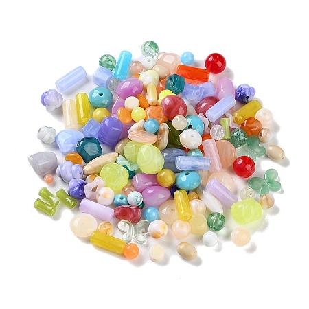 Opaque Acrylic Beads MACR-L005-01-1